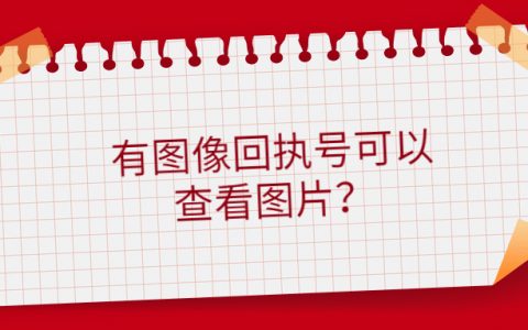 有回执图像号可查看图片吗？