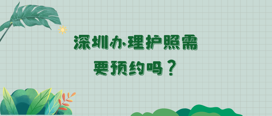 在深圳办理回乡证需要什么资料？